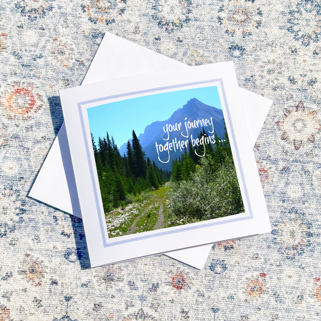 WD01 Wedding Card - Your Journey Begins