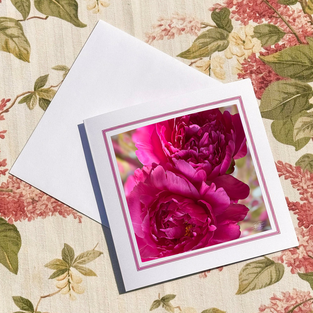 SS03 Spectacular Summer Card - Heavenly Peonies