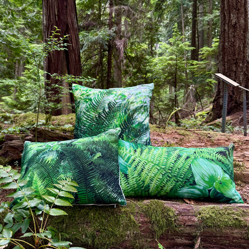 Forest of Ferns Cushion Cover 24" x 12"