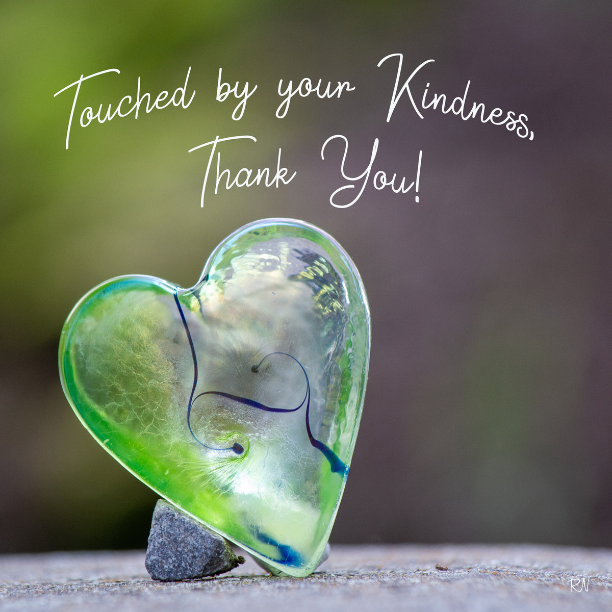 TX03 Thank You Card Touched